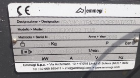 PIŁA  DWUGŁOWICOWA AUTOMATYCZNA  EMMEGI PRECISION C2 TU/5 ROK 2019