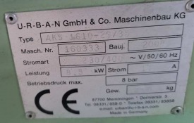 ZGRZEWARKA CZTEROGŁOWICOWA  URBAN AKS 1610 -23/35 ROK 2008 