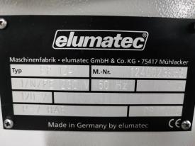 ZAGNIATARKA / ZACISKARKA DO NAROŻY ELUMATEC EP 124 ROK 2006