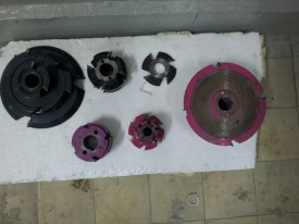 FREZY (50 SZTUK) DO CZYSZCZAREK I FREZAREK DO SŁUPKA RÓŻNE SYSTEMY 