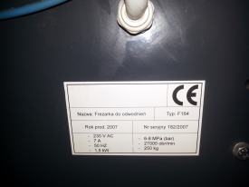 FREZARKA DO ODWODNIEŃ AUTOMAT STB F 164  ROK 2007