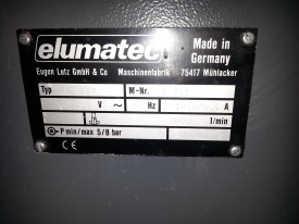 FREZARKA DO SŁUPKA ELUMATEC AF 222  DO PCV I AL