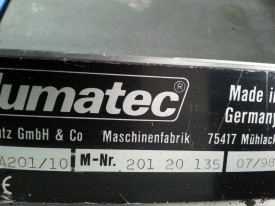 PIŁA DO LISTEW PRZYSZYBOWYCH ELUMATEC GLS 192 Z PRZYMIAREM EMA 201/10 ROK 1998