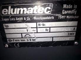 PIŁA DO LISTEW PRZYSZYBOWYCH ELUMATEC GLS 192 Z PRZYMIAREM EMA 201/10 ROK 1998