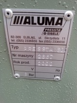 ZAGNIATARKA / ZACISKARKA DO NAROŻY ALUMA / PRESSTA EISELE 1800 ROK 2000