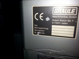 FREZARKA DO SŁUPKA AUTOMATYCZNA GRAULE AKF 6/250