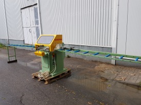 PIŁA JEDNOGŁOWICOWA AUTOMATYCZNA  RAPID SGS 430 ROK 2000 Z PODAJNIKIEM I ODBIORNIKIEM 