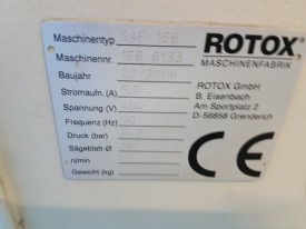 FREZARKA DO SŁUPKA ROTOX SAF 166 ROK 2008