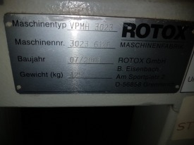 PRASA DO KONTROLI I SZKLENIA ROTOX VPMH 3023 ROK 2003