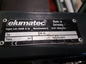 PRASA DO KONTROLI I SZKLENIA ELUMATEC VE 3000 