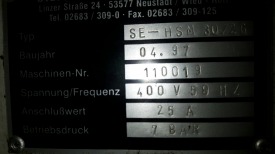 ZGRZEWARKA CZTEROGŁOWICOWA STURTZ / ELUMATEC SE-HSM 30/26 ROK 1997