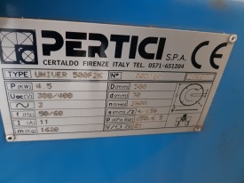 PIŁA AUTOMATYCZNA DWUGŁOWICOWA  PERTICI UNIVER 500 F2K 