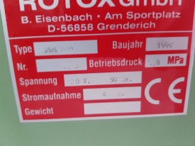 FREZARKA DO ODWODNIEŃ AUTOMAT ROTOX / CALVET FWS 380 ROK 1999