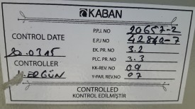 PIŁA AUTOMATYCZNA DWUGŁOWICOWA KABAN AC 1040 ROK 2015