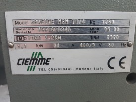 PIŁA AUTOMATYCZNA DWUGŁOWICOWA CIEMME GRAFITE MEM TU/4 ROK 2000