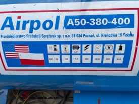 KOMPRESOR / SPRĘŻARKA TŁOKOWA AIRPOL A50-380-400A ROK 1995