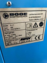KOMPRESOR ŚRUBOWY BOGE S 15 