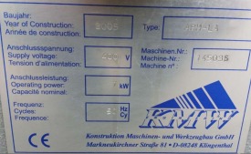 OCZYSZCZARKA CNC KMW APH - LA ROK 2005