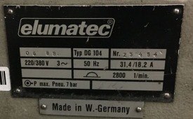PIŁA DWUGŁOWICOWA / AUTOMATYCZNA / ELUMATEC DG 104 / 02  