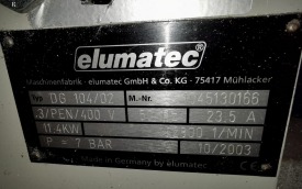 PIŁA DWUGŁOWICOWA / AUTOMATYCZNA ELUMATEC DG 104 / 02 ROK 2003