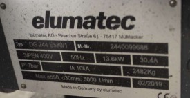 PIŁA  AUTOMATYCZNA DWUGŁOWICOWA  ELUMATEC DG 244 E580/1 ROK 2019