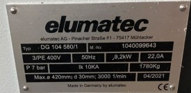 PIŁA AUTOMATYCZNA / DWUGŁOWICOWA ELUMATEC DG 104  580/1 ROK 2021