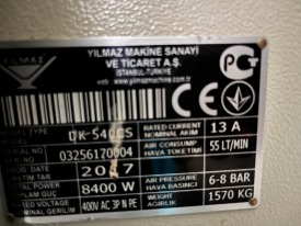 LINIA ZGRZEWAJACO - CZYSZCZĄCA YILMAZ DK 540 , YILMAZ CNC 610 ROK 2017