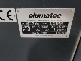 CENTRUM OBRÓBCZE ELUMATEC SBZ 122/70 PLUS ROK 2018