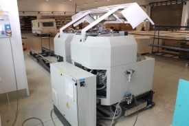 PIŁA AUTOMATYCZNA DWUGŁOWICOWA ELUMATEC DG 244 + E 355 ROK 2014