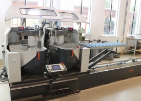 PIŁA AUTOMATYCZNA DWUGŁOWICOWA ELUMATEC DG 244 + E 355 ROK 2014