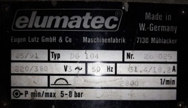 PIŁA  DWUGŁOWICOWA AUTOMATYCZNA / ELUMATEC DG 104 / 02 