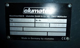 ZGRZEWARKA JEDNOGŁOWICOWA ELUMATEC ES 710 LV ROK 2002