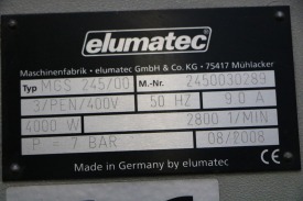 PIŁA JEDNOGŁOWICOWA ELUMATEC MGS 245/00 ROK 2008
