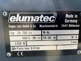 ZGRZEWARKA DWUGŁOWICOWA ELUMATEC ZS 720 LV ROK 1999