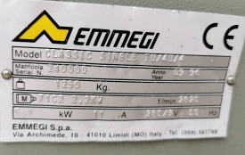 PIŁA  DWUGŁOWICOWA  AUTOMATYCZNA  EMMEGI CLASSIC SINGLE TU/4U/4  