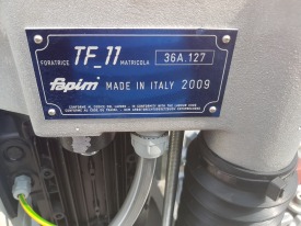 WIERTARKA WIELOWRZECIONOWA DO ZAWIASÓW FAPIM TF - 11 ROK 2009