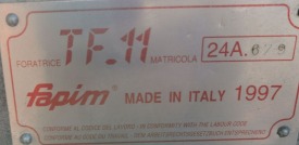 WIERTARKA WIELOWRZECIONOWA DO ZAWIASÓW FAPIM TF - 11