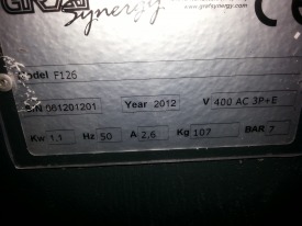  FREZARKA DO SŁUPKA GRAF SYNERGY / FIMTEC F126 ROK 2012