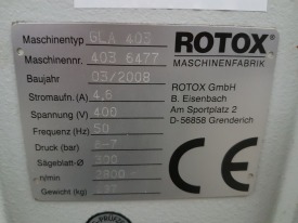 PIŁA DO LISTEW PRZYSZYBOWYCH ROTOX GLA 403 ROK 2008