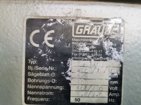 PIŁA JEDNOGŁOWICOWA GRAULE ZS 170 ROK 2008