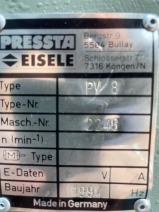 ZAGNIATARKA / ZACISKARKA DO NAROŻY PRESSTA EISELE PV 8