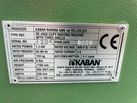 KLAMKOWNICA  ( FREZARKO- KOPIARKA ) KABAN DE 4050 ROK 2008