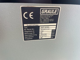 FREZARKA DO SŁUPKA GRAULE AKF 6/250 ROK 2010