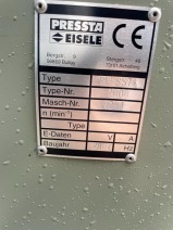 ZAGNIATARKA / ZACISKARKA DO NAROŻY PRESSTA EISELE 2000 ROK 2004