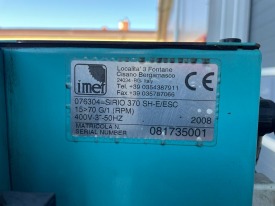 PRZECINARKA DO STALI IMET SIRIO 370 SH -E/ ESC ROK 2008