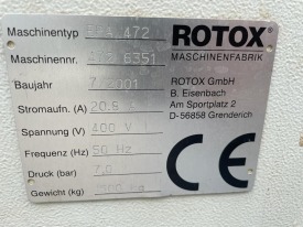 OCZYSZCZARKA CNC DO NAROŻY ROTOX EPA 472  ROK 2001