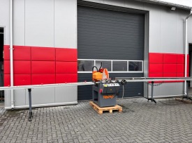 PIŁA JEDNOGŁOWICOWA TEKNA TK 123 P ROK 2008 PODAJNIK I ODBIORNIK