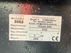 ZAGNIATARKA / ZACISKARKA PRESSTA EISELE 2000 ROK 2009
