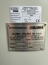 ZAGNIATARKA / ZACISKARKA DO NAROŻY PRESSTA EISELE 5000 ROK 2013