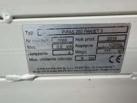 STÓŁ DO OKUWANIA URBAN FAS 250 ROK 2019